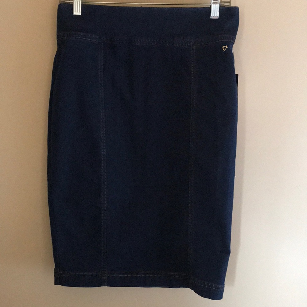 Denim Pencil Skirt